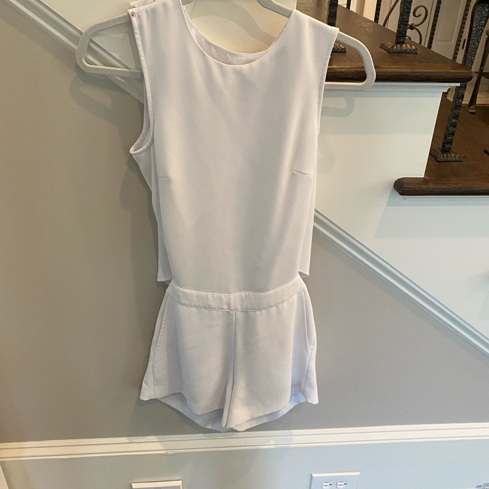 club monaco white romper